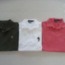 폴로 / White Polo Bear, Bright Red, Defender Green PK Shirts / S,M,S 이미지