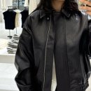 M광택 | 생로랑맛 자라 가죽자켓 페이크레더자켓 M사이즈 블랙 피팅후기