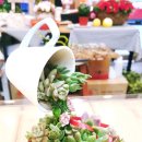 쏟아지는 컵 이미지