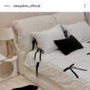 신혼부부 패브릭 침대 * 슬립디노 RIBBON BED FRAME 리본베드 프레임 [포레스 크림화이트]