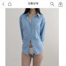 어느 브랜드의 오버핏셔츠 판매 페이지 이미지