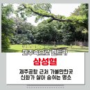 제주도 관광명소 제주공항 근처 삼성혈 입장료