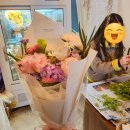 프렌치 스타일 유러피안 꽃다발 | 강남역 꽃집 플라잉페탈｜프렌치 감성 꽃다발 평일 픽업 후기