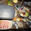 전골과  삼겹살 이미지