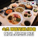 속초 고성 델피노리조트 현지인 물회 맛집 애견동반 식당 바람꽃 해녀마을 속초 본점