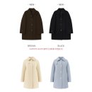 하프아울렛 | 룩캐스트 | 하프코트 추천 헤일리 울 부클 하프 코트 블랙 내돈내산 후기(롯데프리미엄아울렛 동부산점)