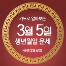 오늘의 운세 --- 2025년 3월 5일(음력 2월 6일) 癸酉 수요일 경칩 이미지