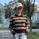 올리브그린 | 스파오 여성 올리브그린 스트라이프 니트 후기 | 55-66 M 사이즈 핏