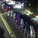 한국도로공사 대구경북본부, 고속도로 휴게소 주차장의 변신 ㅡ 밤이 되면 화물주차장이 늘어난다. 이미지