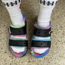 드라마틱 클래식 | 크록스 클래식 라인드 코지 샌들 (블랙 멀티)솔직 후기