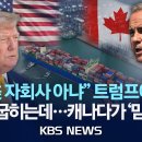 [이슈] 미-캐나다 관세 협상 '파국'…트럼프 "50% 관세 부과"에 카니 총리 "미국 자회사 아냐" 이미지