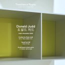 [올마이스] 도널드 저드(Donald Judd) 개인전 이미지