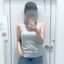 유니클로 레이서백브라탑 L 착용 후기 | 사이즈 팁 &amp; 립브라탑 착용감 비교
