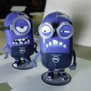 Purple Minions - Despicable Me 2 Paper Craft 이미지