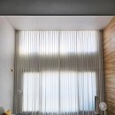 남광조명 | 사천동 남광하우스토리 탑층 450cm 층고, 실크헤비쉬폰 전동커튼 시공 후기