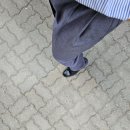 [남자 와이드 슬랙스 추천] 어나더오피스 산티아고 헤더 그레이 후기