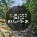 전남 곡성 청계동 솔바람 야영장 여름캠핑 이야기(1) 계곡물놀이 유아숲 놀이터