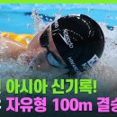 영상)황선우 한국인 최초 올림픽 수영 100m결승진출(아시아 신기록 갱신) 이미지