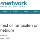 유방암 치료제 타목시펜이 자궁내막암을 유발할 수 있다 이미지