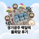 담별 - 강남구 | 경기광주 아기 백일떡 율화담 후기