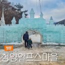 영농조합법인 학일마을 | 청양 알프스마을 얼음분수축제 아이랑 눈썰매장 후기