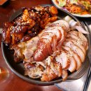 석수역 | 석수역 맛집, '족발야시장&amp;무청감자탕' 쫀득 직화매콤 반반족발 석수동 삼성산 맛집 후기