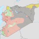 2015년 1월 8일, 시리아 내전 지도 이미지