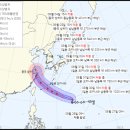 11호 태풍 하이쿠이 경로 예상 이미지