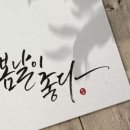 꽃영남캘리그라피