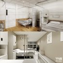 포근한요양병원 화장실 | 입원실 인테리어 설계팁은? 한방병원·요양·척관·종합병원 병동 내부와 간호데스크까지_TNS디자인