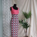 New Lily cationic jersey top with black flower dress_ 뉴 릴리 카티오닉 저지 탑 위드 블랙 플라워 드레스 이미지