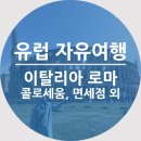 황제크리닝타운 | 유럽 자유여행의 기록10│이탈리아 로마 - 콜로세움, 면세점, 숙소, 항공권, 기념품, 그리고 귀국(완결)