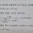 컴프턴 산란선 에너지 파장 구하는 공식에서요 이미지