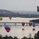 캔버라 열기구 축제 풍경 이미지