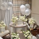 꽃 | 해운대 그랜드조선 프로포즈 화이트 꽃장식 후기