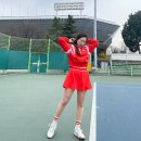 디아도라롯데대전 | 디아도라 그랜드슬램 컬렉션 테니스 셋업 아노락 & 테니스스커트 (오렌지컬러)