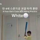 만 4세 스펀지공 색깔 타격 훈련 이미지