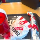 KFC 신메뉴 빵치짜 먹어봄 이미지