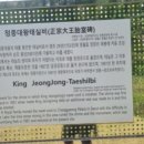 정종대왕태실비 이미지