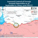 러시아 공세 캠페인 평가, 2024년 9월 9일(우크라이나 전황 이미지