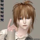 [=유리=] Xm Sims + 페기존 남심 헤어 수정 3종류 / 눈동자 1종류 이미지