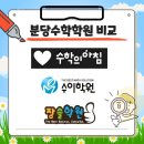 [공지] [분당수학학원 비교] 수이학원 vs 수학의 아침 vs 짱솔수학, 객관적 특징 및 입학 가이드 총정리