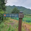 상주 승무산-문필봉-오얀산 구간 이정표 이미지