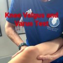 Knee Valgus &amp; Varus Tests 이미지