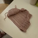 손뜨개생활용품 | 태교 뜨개질 추천 코바늘 DIY 뜰안뜨개공방 모아베베아기조끼 완성 후기