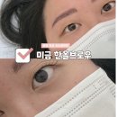 한올 | [분당] 미금 속눈썹연장 한올브로우 솔직후기