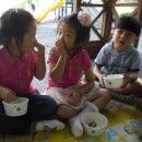 치자로 물들이기 이미지