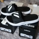 [판매완료]adidas 알파바운스 슬리퍼 검흰 팝니다 이미지