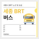 정부세종청사버스터미널BRT | 세종시 BRT 노선 및 요금 정리🚍
