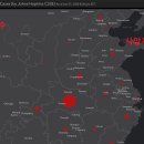 중국 우한폐렴(코로나 바이러스) 실시간 진행 상황 사이트 이미지